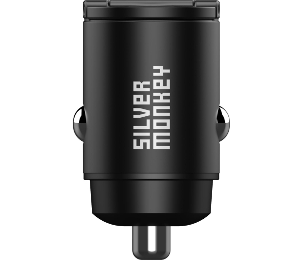 Silver Monkey Ładowarka samochodowa USB-C PD, USB-A QC, 30W - 701760 - zdjęcie 3